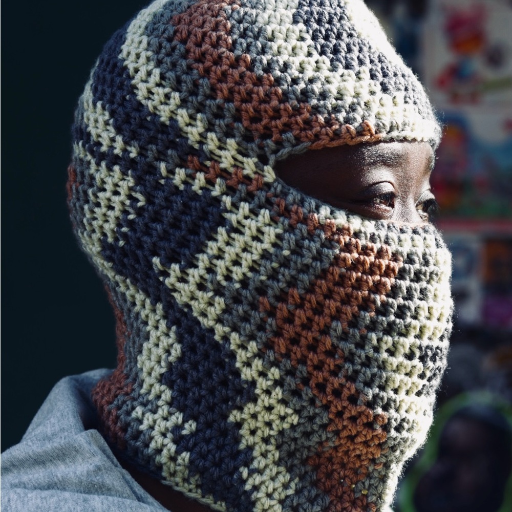 Rich Balaclava.Brown camouflage